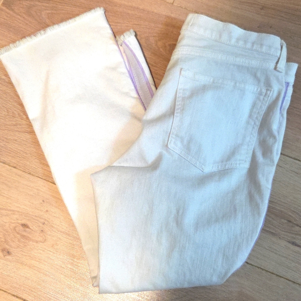 Veronica Beard "Carolyn Baby Boot" cropped jeans Sz 29 - Picture 5 of 13